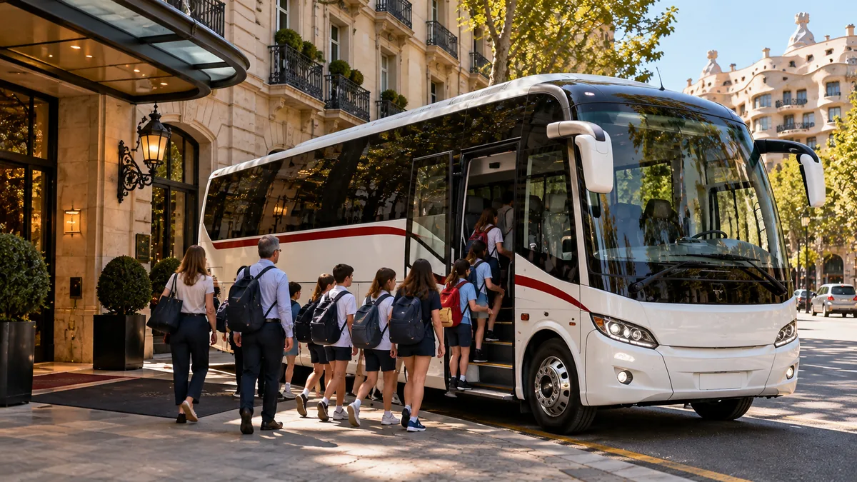 25–36 passengers Mid-size Coach